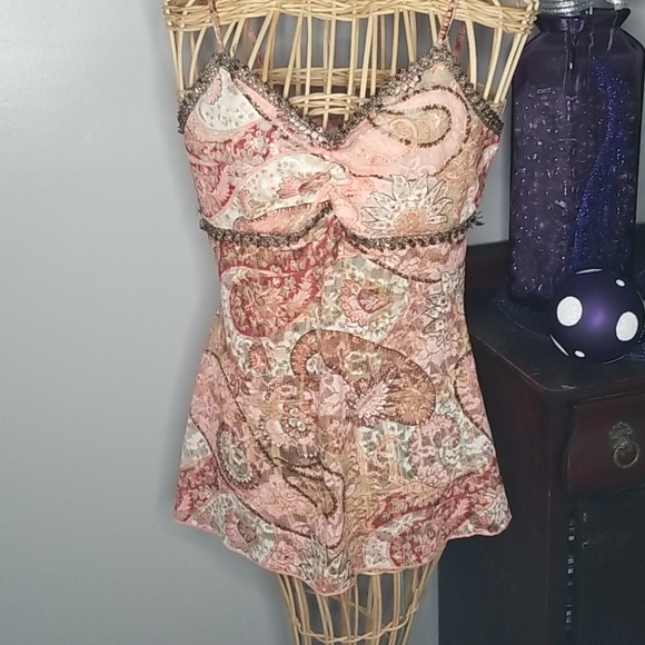 Vanity Tops - Vanity Lace Tank Top